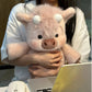 🐂 Highland Cow & Pig Plush | Soft Farm Animal Stuffed Toy