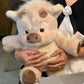 🐂 Highland Cow & Pig Plush | Soft Farm Animal Stuffed Toy