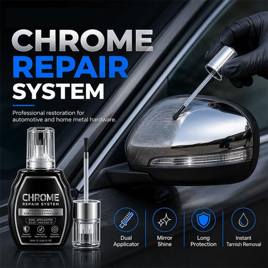 🏆 Last Day Special Price $14.99! 🚗Buy 1 Get 1 Free🎁BOGO Professional Chrome Repair Pen – Anti-corrosion, Easy DIY, Metallic Shine 🛠️