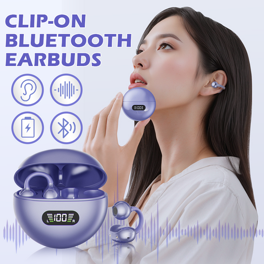 🎧 LIMITED-TIME 50%  👂Open-Ear Clip-On Bluetooth Earbuds – all-day comfort, immersive sound, leakage control, 8-10h battery, touch control. No ear pain! 🔋