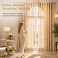 ✨ Geometric Jacquard Sheer Curtain – Light Filtering, Elegant, Durable 🕊️