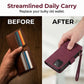 🧲 Magnetic Phone Wallet Case: Detachable, Card Slots, Zip Pocket, Kickstand, Wrist Strap
