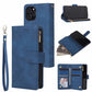 🧲 Magnetic Phone Wallet Case: Detachable, Card Slots, Zip Pocket, Kickstand, Wrist Strap