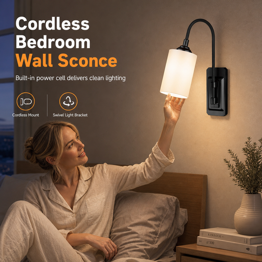 🏆 LIMITED-TIME 50% OFF! ✨Rechargeable LED Wall Sconce